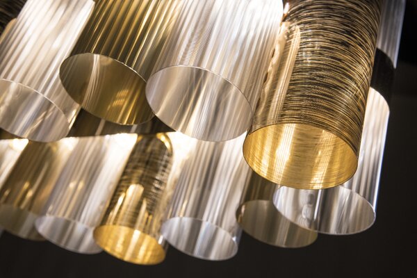 Slamp Závěsné lineární LED svítidlo LA LOLLO 140 Barva: gradient