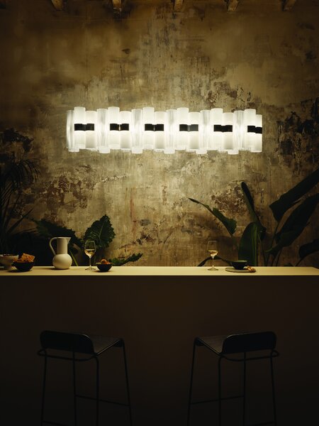 Slamp Závěsné lineární LED svítidlo LA LOLLO 140 Barva: gradient