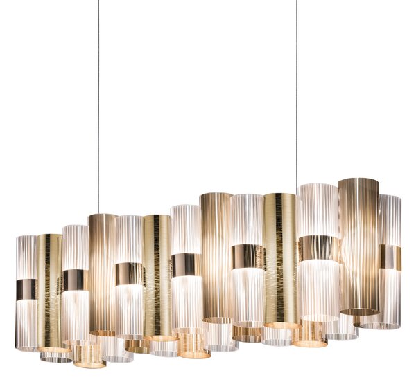 Slamp Závěsné lineární LED svítidlo LA LOLLO 100 Barva: gradient