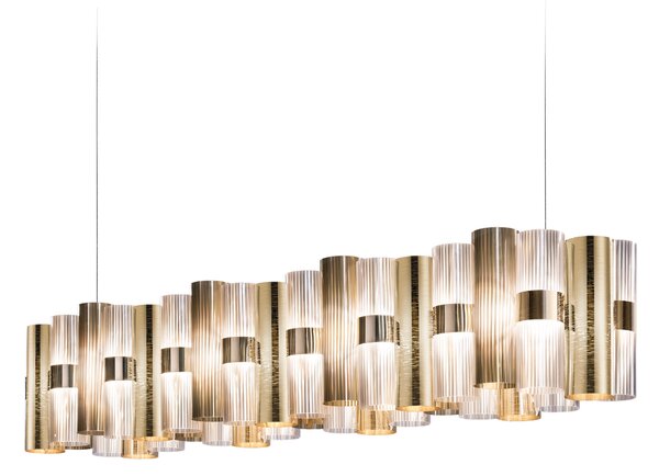 Slamp Závěsné lineární LED svítidlo LA LOLLO 140 Barva: gradient