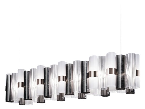Slamp Závěsné lineární LED svítidlo LA LOLLO 140 Barva: gradient