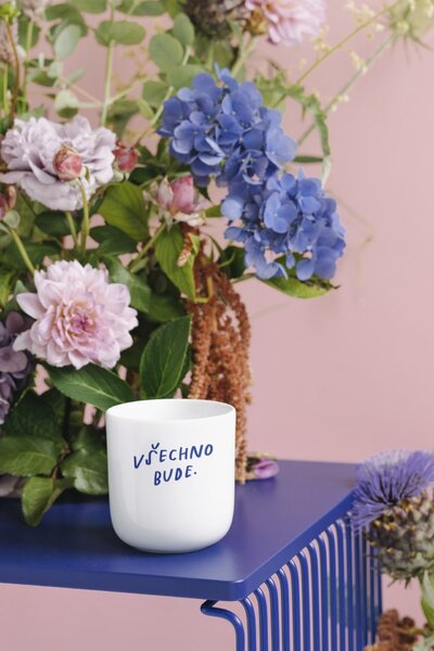 Porcelánový hrnek Všechno bude 270 ml