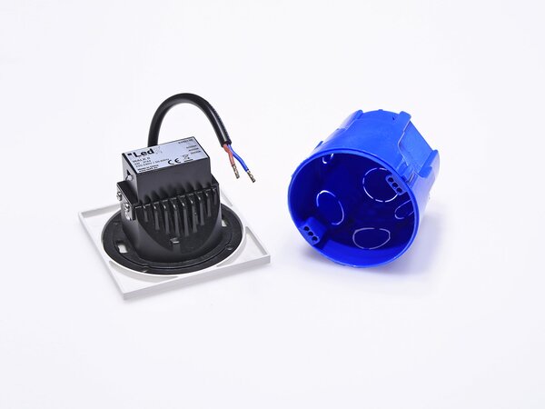 Led2 Zapuštěné nástěnné LED svítidlo WALK II - Q, IP44 Barva: Bílá