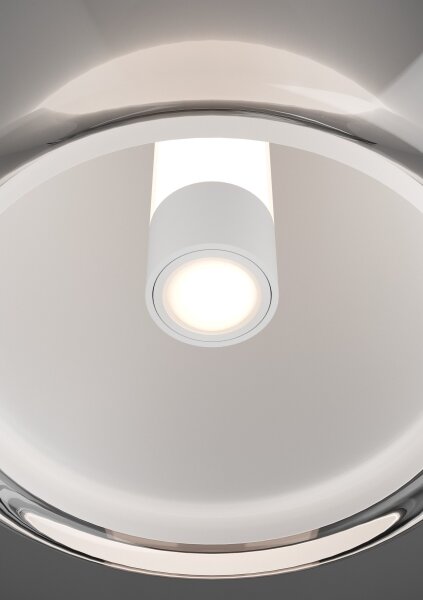 Eglo 390456 - LED Stm. str. svítidlo MENORCA LED/5,5W/230V + LED/1,6W chrom + DO