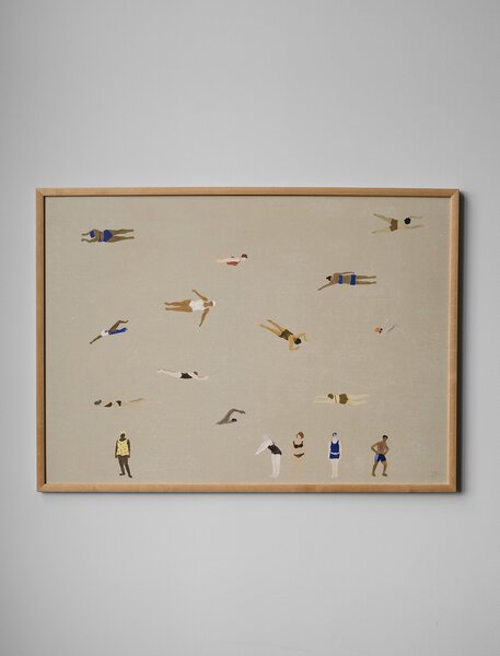 Fine Little Day Plakát Swimmers Sand Rozměr: 50x40 cm