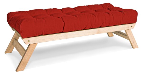MarLiving Lavice BREEZIO 02 140 cm z masivu/červená