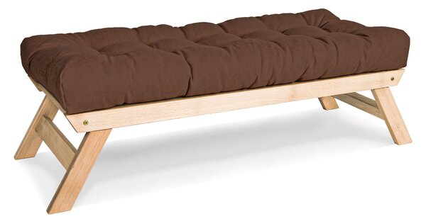 MarLiving Lavice BREEZIO 02 140 cm z masivu/hnědá