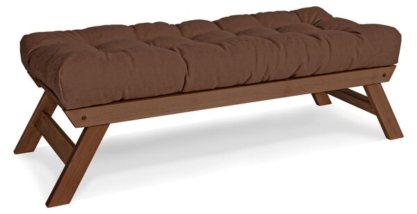 MarLiving Lavice BREEZIO 03 140 cm z masivu/hnědá
