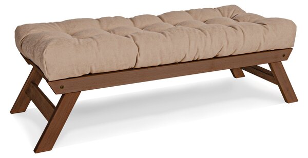 MarLiving Lavice BREEZIO 03 140 cm z masivu/béžová