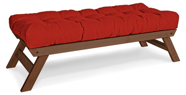 MarLiving Lavice BREEZIO 03 140 cm z masivu/červená