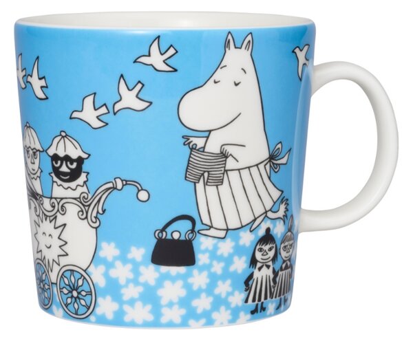 Arabia Hrnek Moomin Peace 0,4l, modrý