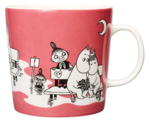 Arabia Hrnek Moomin 0,4l, růžový