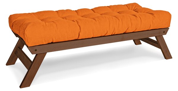 MarLiving Lavice BREEZIO 03 140 cm z masivu/oranžová