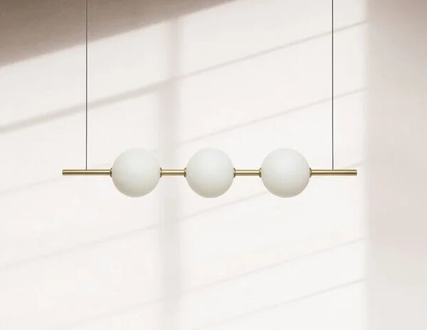 Il Fanale Designové závěsné svítidlo ALMA 1040 mm - 3 stínidlá