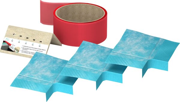 REHAU MEPA Aquaproof L-rohová doplková sada Tsnicí páska pro vany, 1 ks