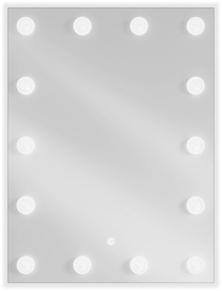 Mexen Dona, obdélníkové zrcadlo s osvětlením, 60x80cm, 9818-060-080-611-00
