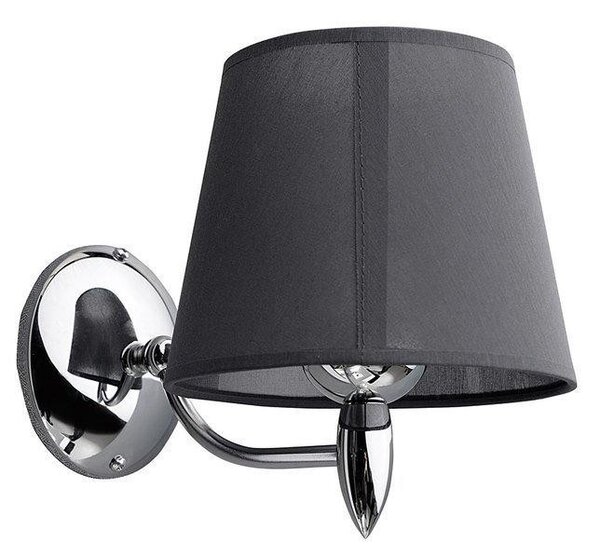 SAPHO - HANBO nástěnné svítidlo E27, 60W, 230V, IP21, chrom, AU526