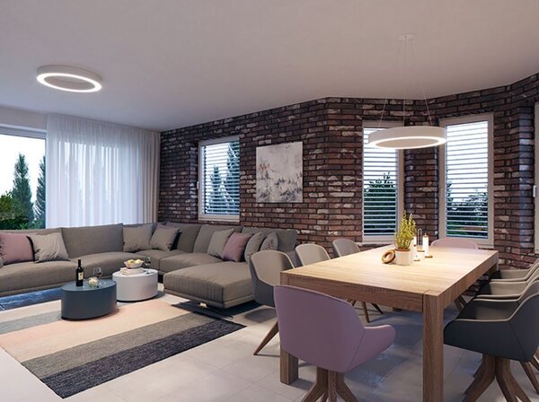 Led2 Závěsné LED svítidlo SATURN SLIM ø 60 cm, 3000/4000K Stmívání, řízení: TRIAC, Barva svítidla: černá