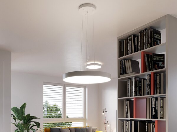 Led2 Závěsné LED svítidlo ROTO Z ø 60 cm Barva: Bílá, Stmívání, řízení: ON/OFF (bez stmívání)