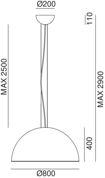 Il Fanale Designové závěsné svítidlo GALILEO ø 800 mm Barva: antické železo; plátkové zlato