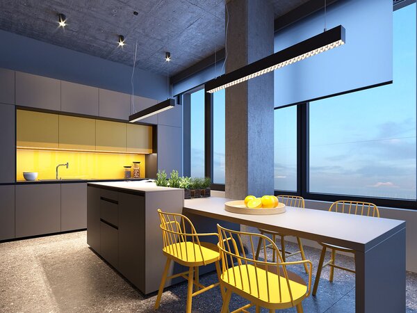 Led2 Závěsné svítidlo LINO LASER Z 120 cm Teplota světla: 4000K - denní bílá, Stmívání, řízení: ON/OFF (bez stmívání)