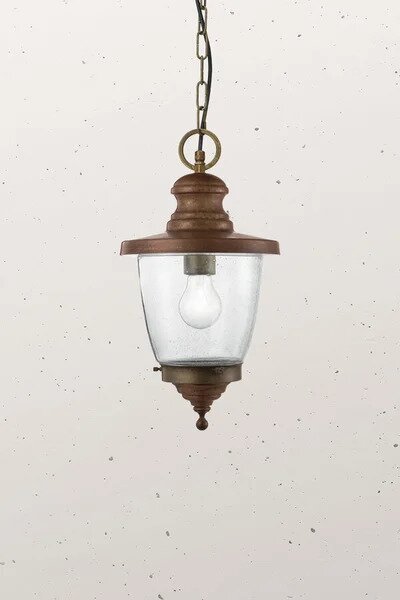 Il Fanale Venkovní retro závěsné svítidlo VENEZIA ø 220 mm Varianty: bublinkové sklo