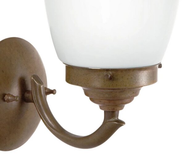 Il Fanale Venkovní retro nástěnné svítidlo VENEZIA ø 220 mm, IP44 Varianty: bublinkové sklo