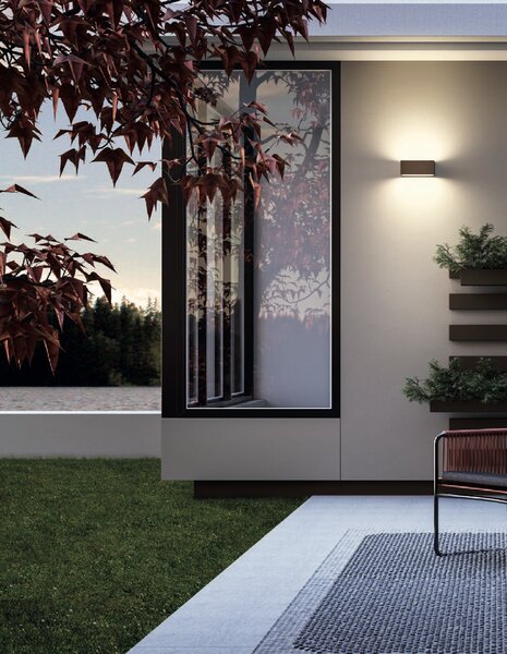 Redo Venkovní LED nástěnné svítidlo Limas, 22cm, IP65 Barva: Bílá
