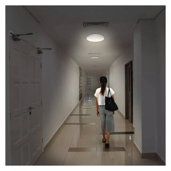 Emos lighting LED přisazené svítidlo TORI, ø 220 mm, 15W, s čidlem, IP54