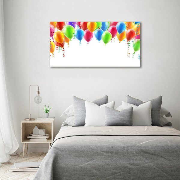 Foto obraz na plátně do obýváku Barevné balony oc-77215325