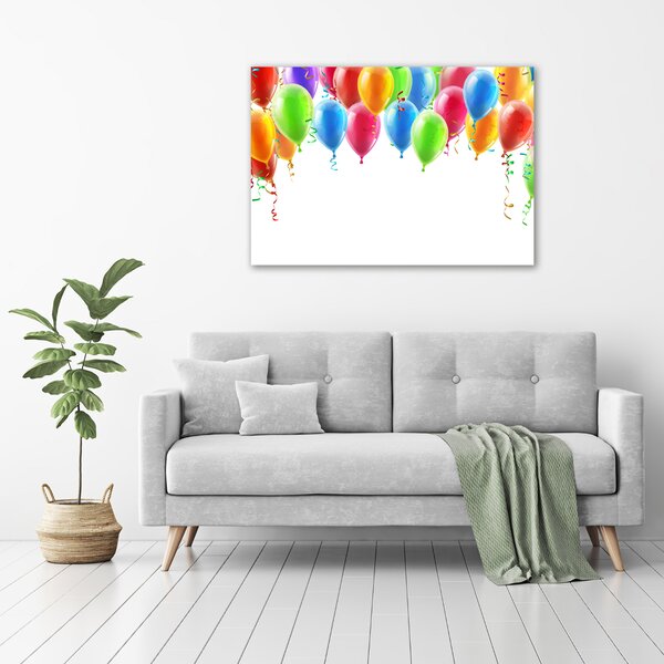 Foto obraz na plátně do obýváku Barevné balony oc-77215325