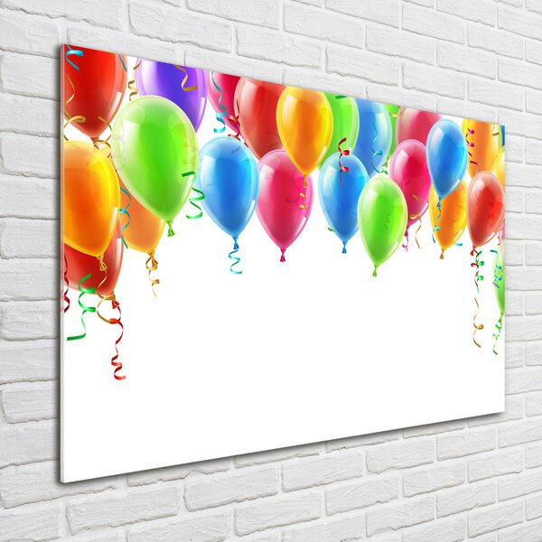 Foto obraz sklo tvrzené Barevné balony osh-77215325
