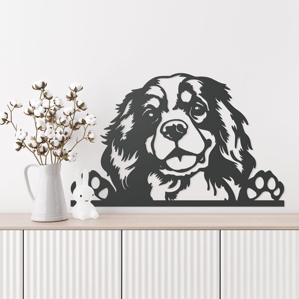 DUBLEZ | Vyřezávaný obraz - Cavalier King Charles španěl | Obraz