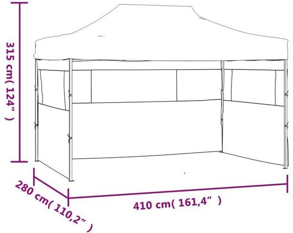 Zahradní pergola o rozměrech 4 x 3 metry - krytá terasa - robustní ocelová konstrukce, barva antracit