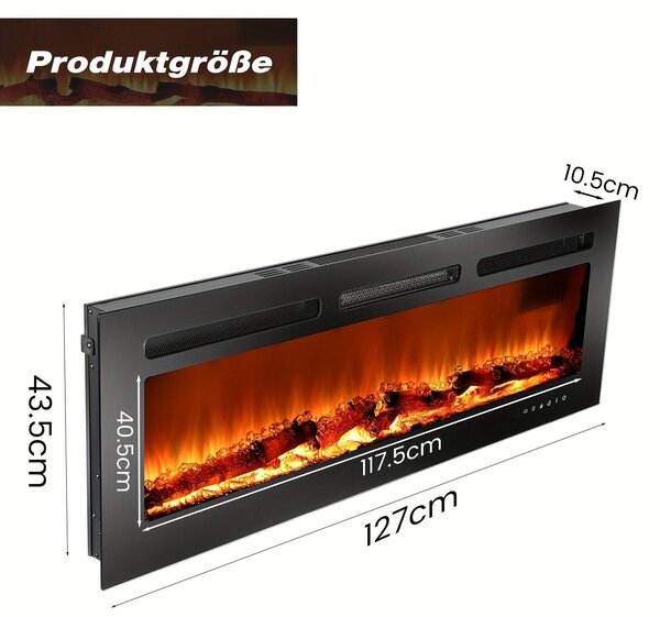 Elektrické topení – Atmosférické topení – Nástěnné topení – Vestavěné topení – Samostatně stojící topení – Výkon 2000 W