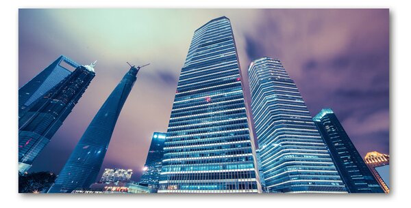 Foto obraz skleněný horizontální Mrakodrap osh-77931436