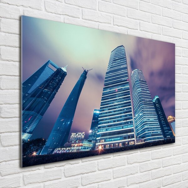 Foto obraz skleněný horizontální Mrakodrap osh-77931436