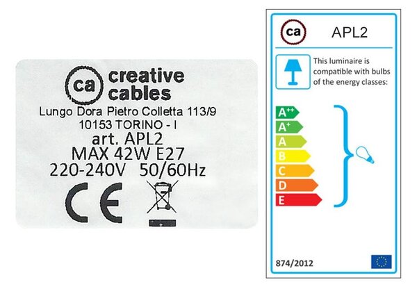 Creative cables Fermaluce natural, přírodní dřevěné bodové svítidlo na stěnu nebo strop Velikost: 15,7 cm