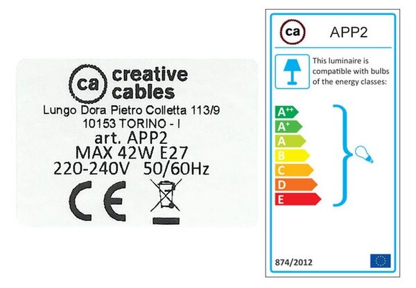 Creative cables Fermaluce 90° urban nastavitelné porcelánové svítidlo s kovovým stínidlem swing Barva: Černá