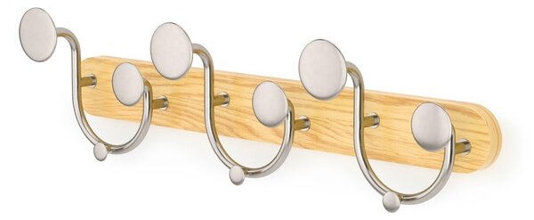 Bílý přírodní hliníkový nástěnný věšák Melody – Umbra