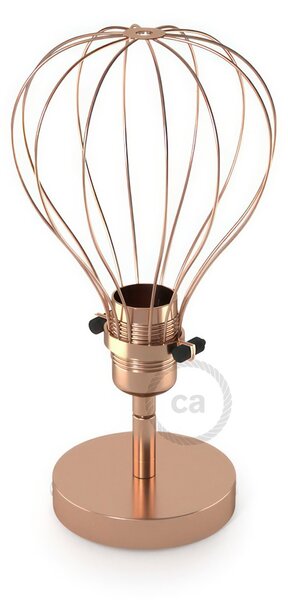Creative cables Fermaluce metallo 90° urban, anastavitelné kovové nástěnné bodové svítidlo se stínidlem kapka Barva: Černá Perleť