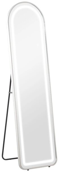 Zrcadlo stojací - Celé zrcadlo - LED zrcadlo - Nástěnné zrcadlo - 40x150 cm - Tři barvy světla