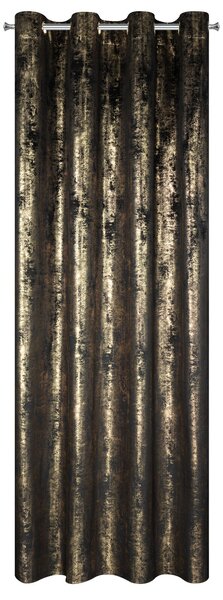 ZATEMŇOVACÍ ZÁVĚS NA KROUŽCÍCH RENIA 140X250 CM VZOROVANÁ