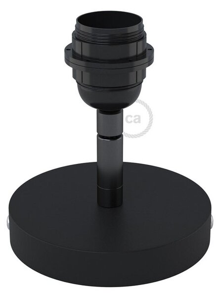 Creative cables Fermaluce metallo 90° monochrome, nastavitelné kovové nástěnné nebo stropní svítidlo s objímkou E27 se závitem Barva: Černá