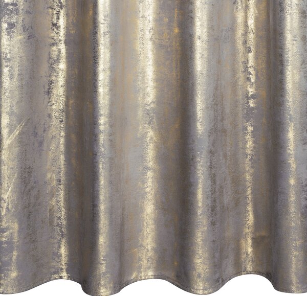 ZATEMŇOVACÍ ZÁVĚS NA KROUŽCÍCH RENIA 140X250 CM VZOROVANÁ