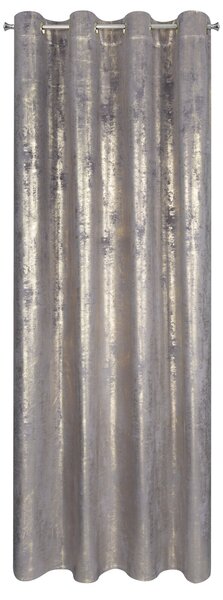 ZATEMŇOVACÍ ZÁVĚS NA KROUŽCÍCH RENIA 140X250 CM VZOROVANÁ