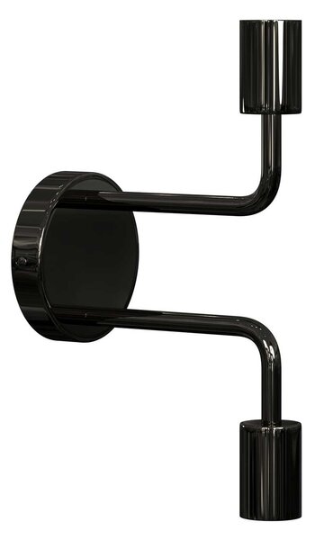 Creative cables Fermaluce glam metal kovové nástěnné svítidlo se dvěmi ohnutými prodlužovacími trubičkami Barva: Mosaz