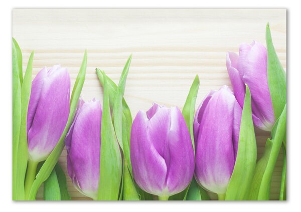 Foto obraz fotografie na skle Fialové tulipány osh-78755149