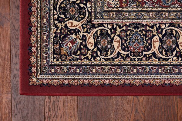 Kusový koberec vlněný Osta Brilliant 7519 100 krémový červený Rozměr: 200x300 cm
