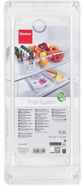 Plastový organizér do lednice 37x15 cm – Metaltex